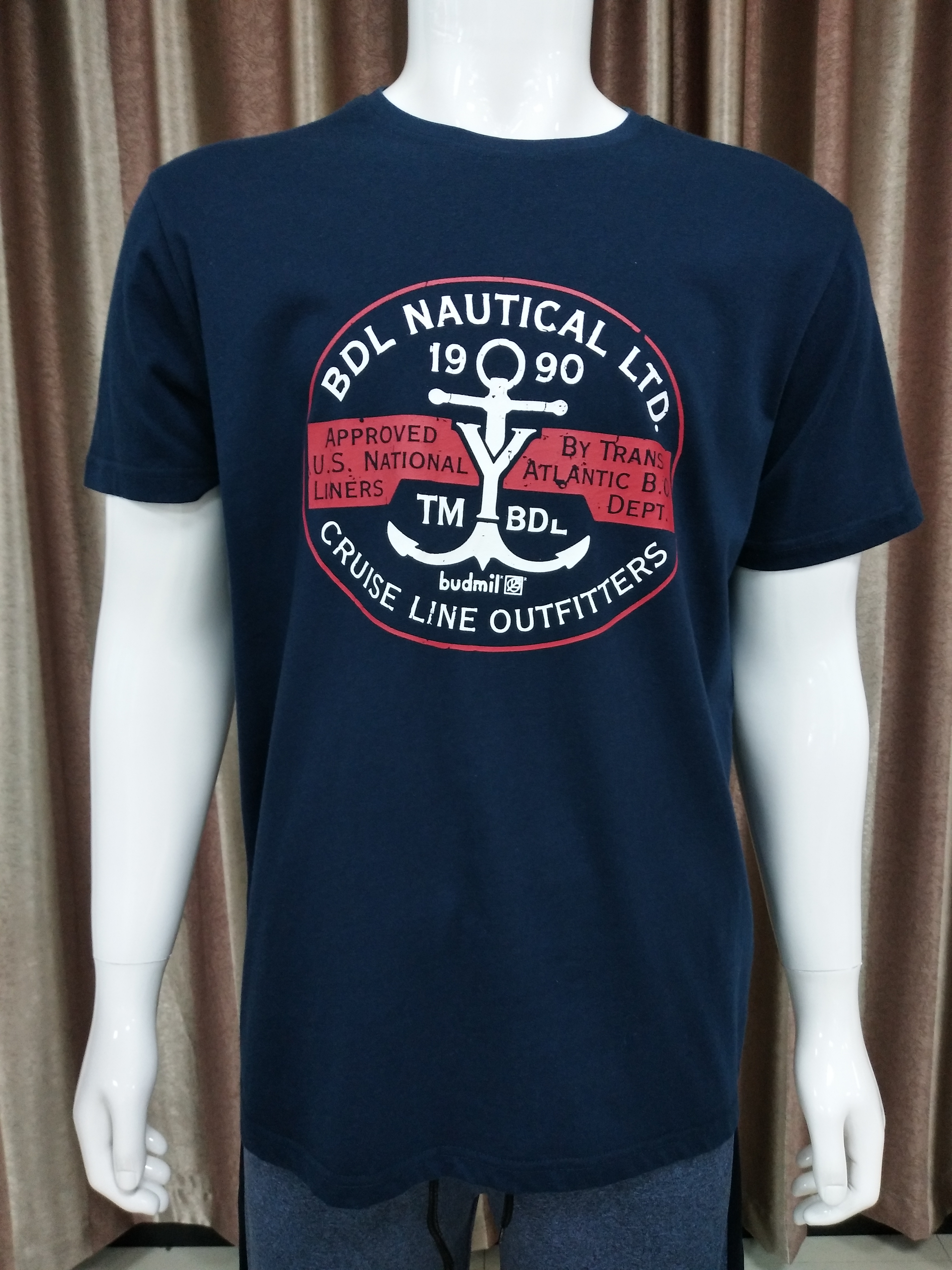 150gsm CVC fabric rubber print T shirt S-3XL