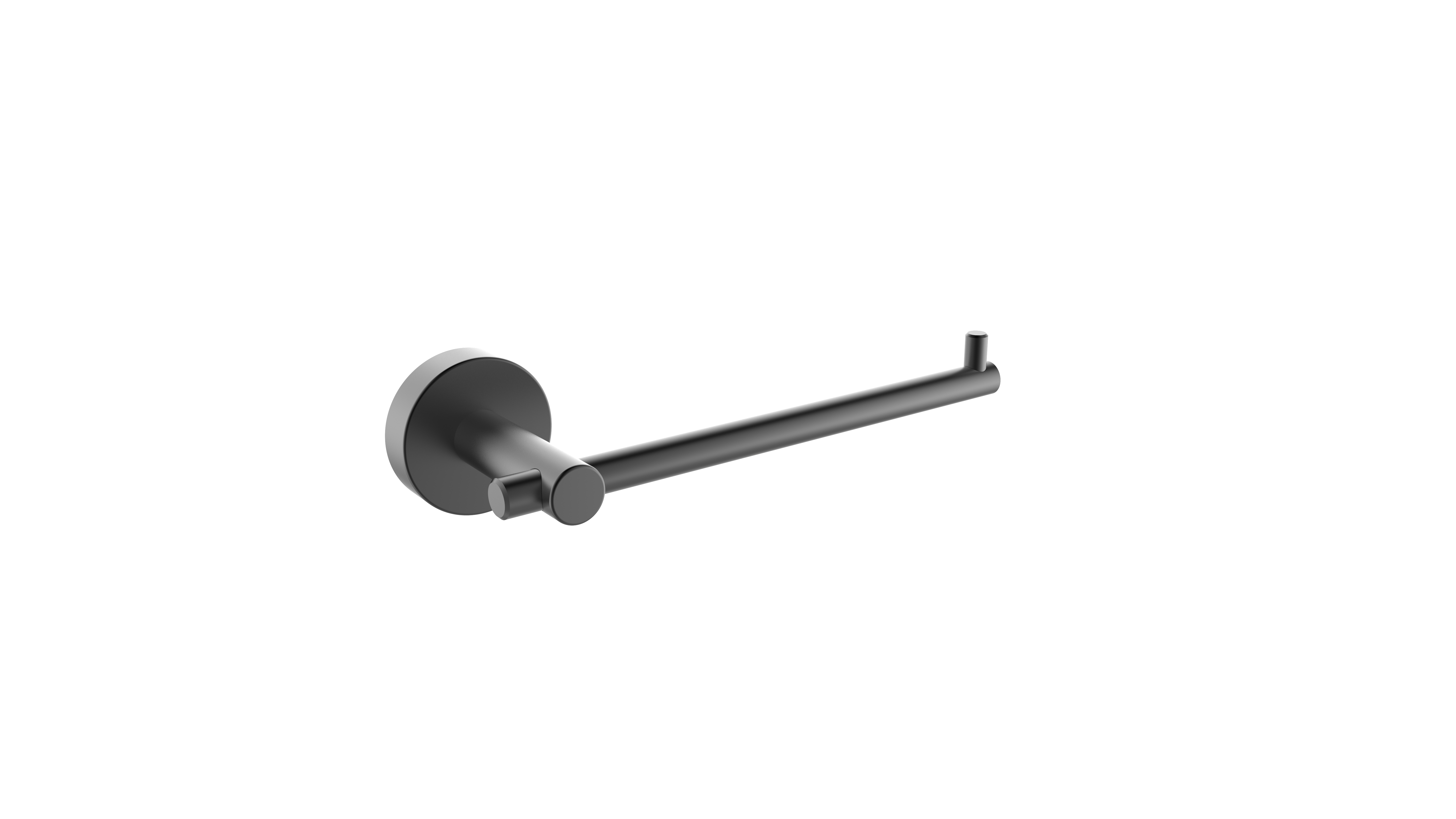Aluminum matt black paper holder