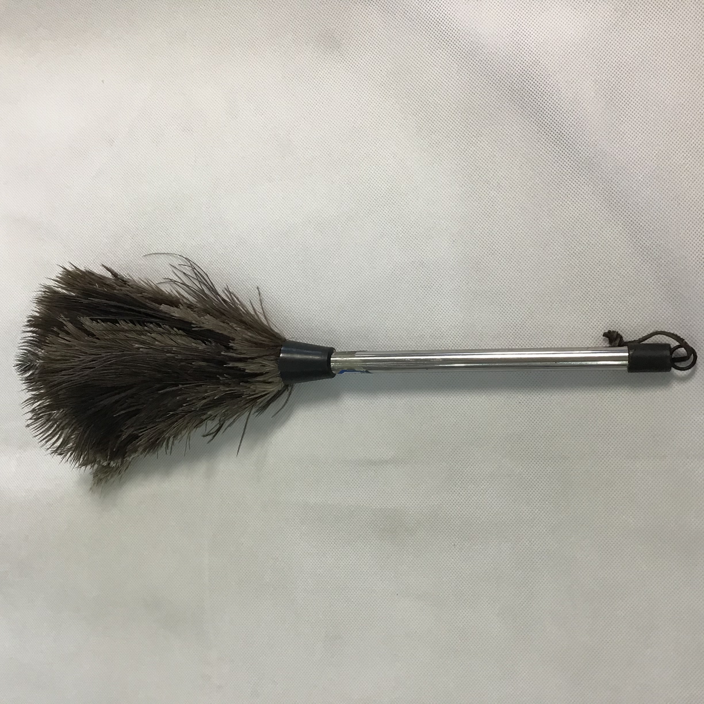 ostrich feather duster with stainless steel handle