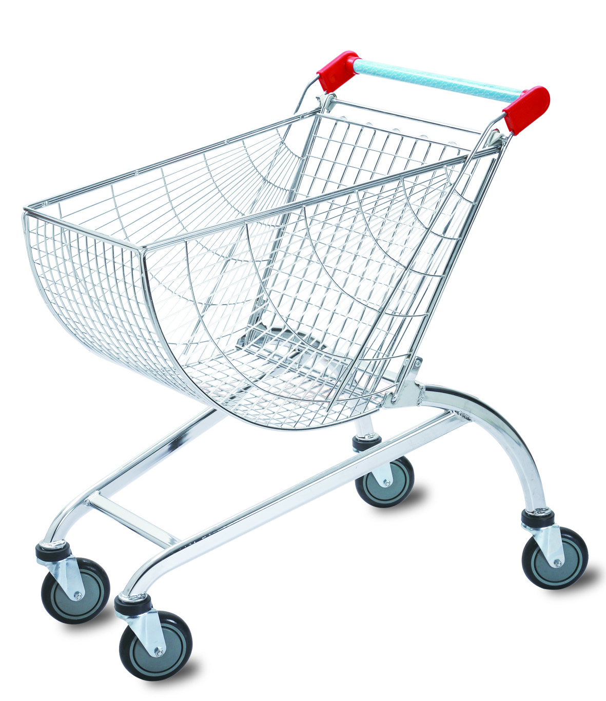 80L Round basket trolley