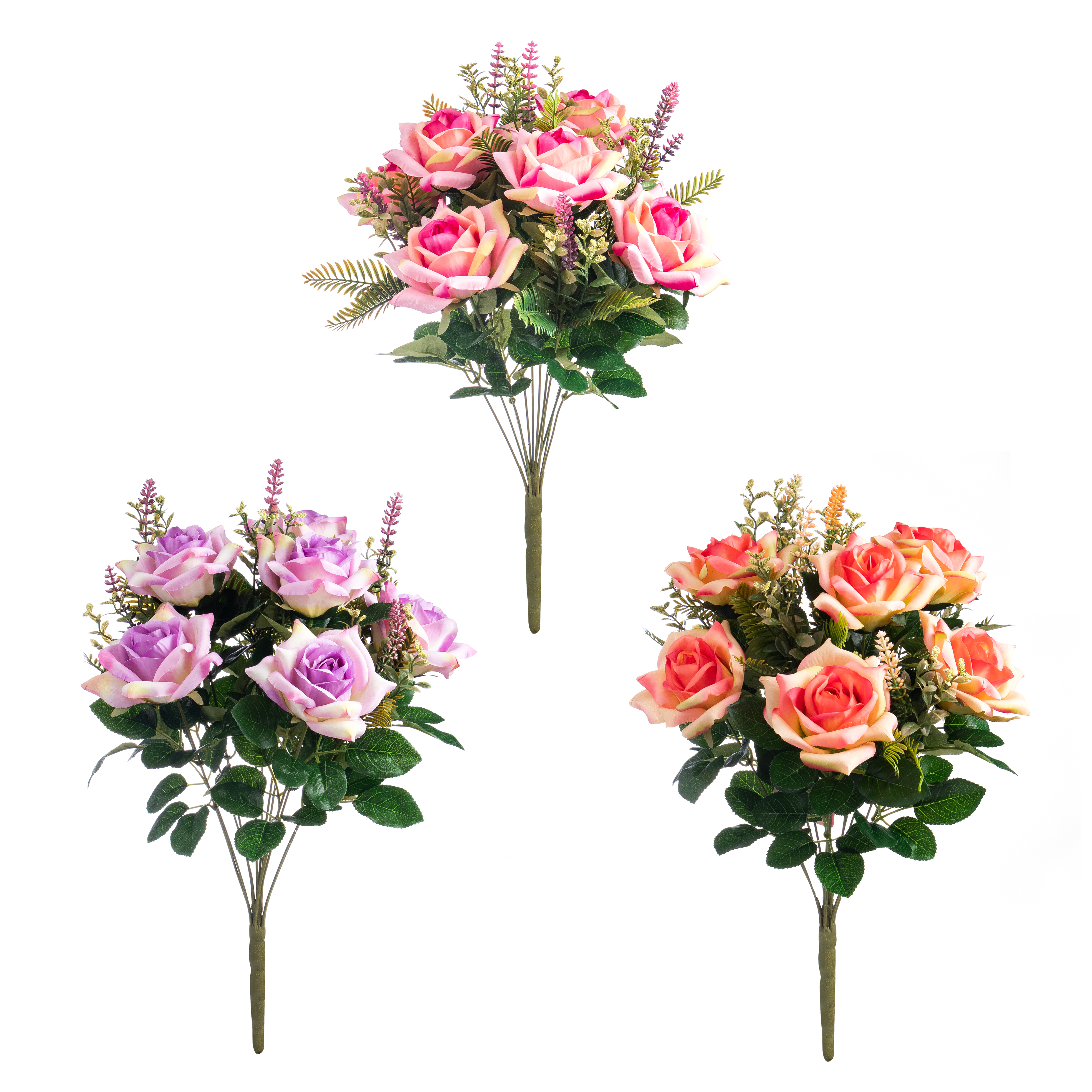 rose bush x12 stems
