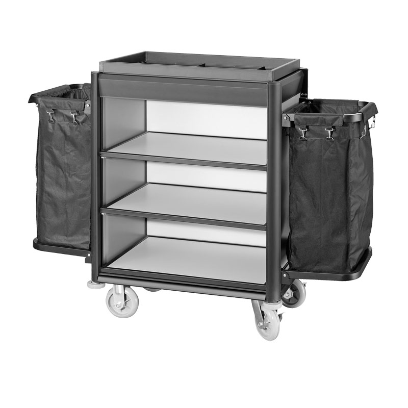 Alumnium housekeeping trolley
