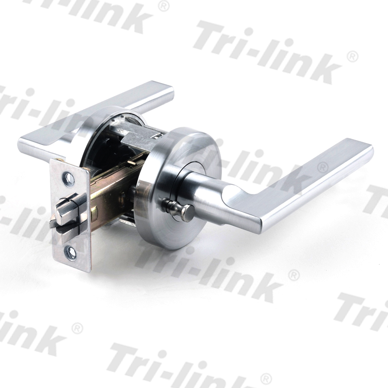 Heavy duty tubular privacy lever set