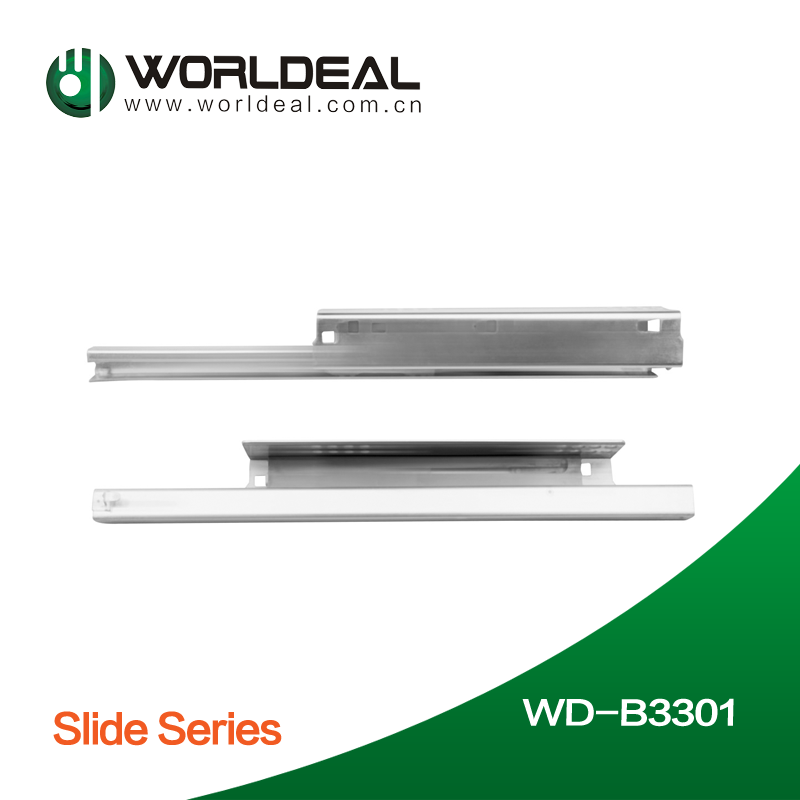 Single extension concealed slides