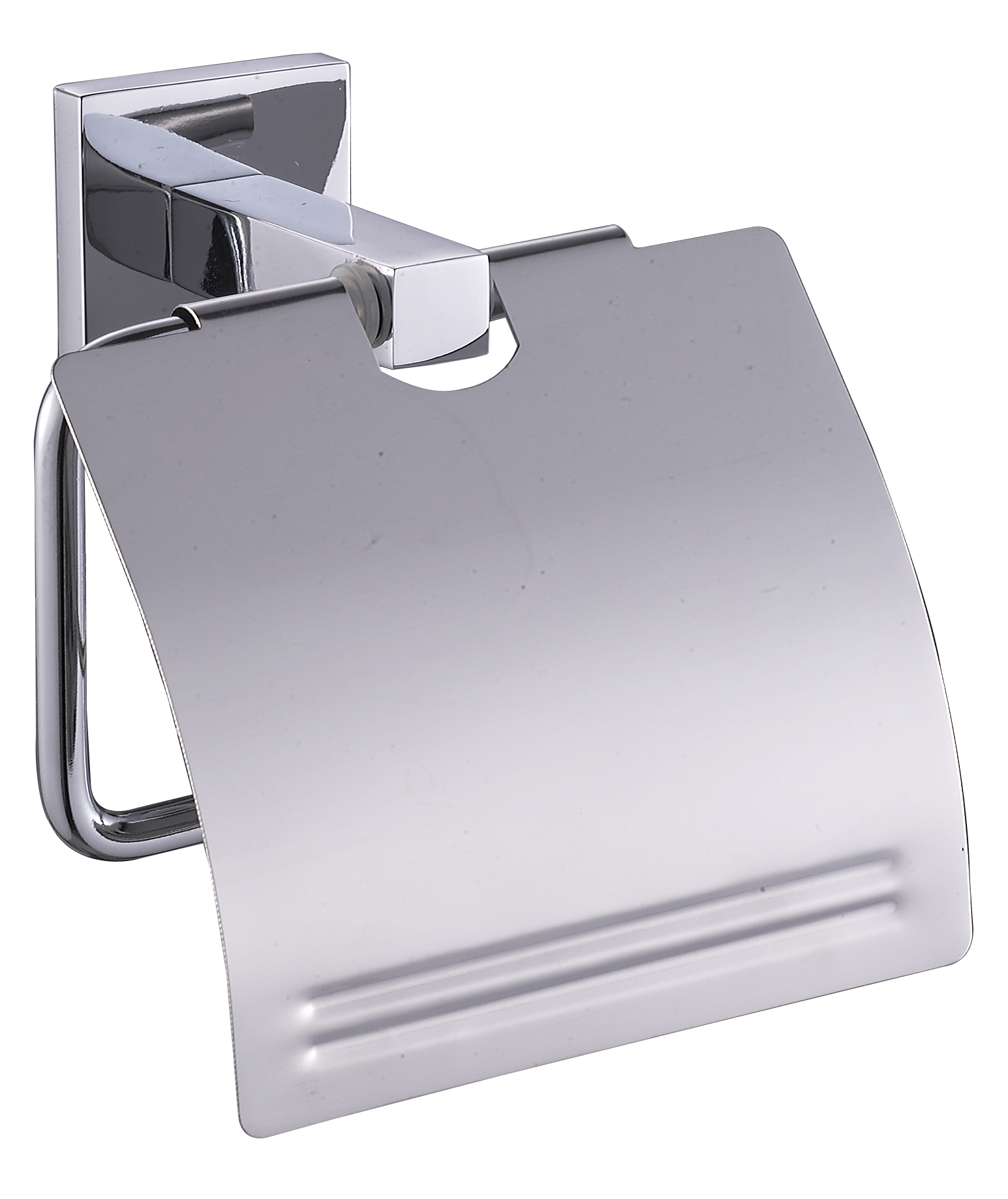 Toilet paper holder with cover