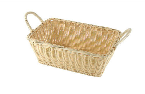 Plastic storage basket