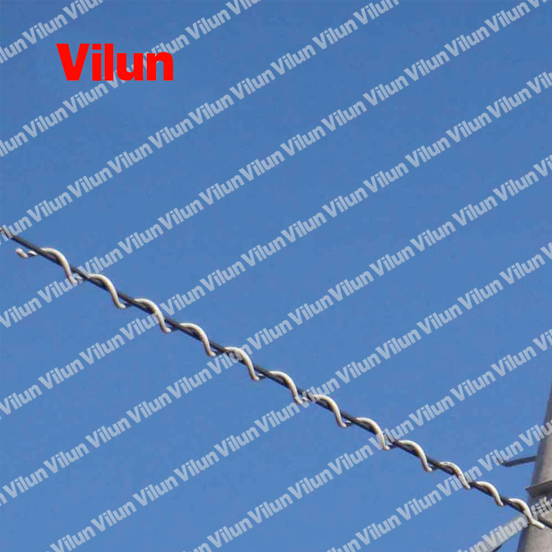 Spiral vibration damper