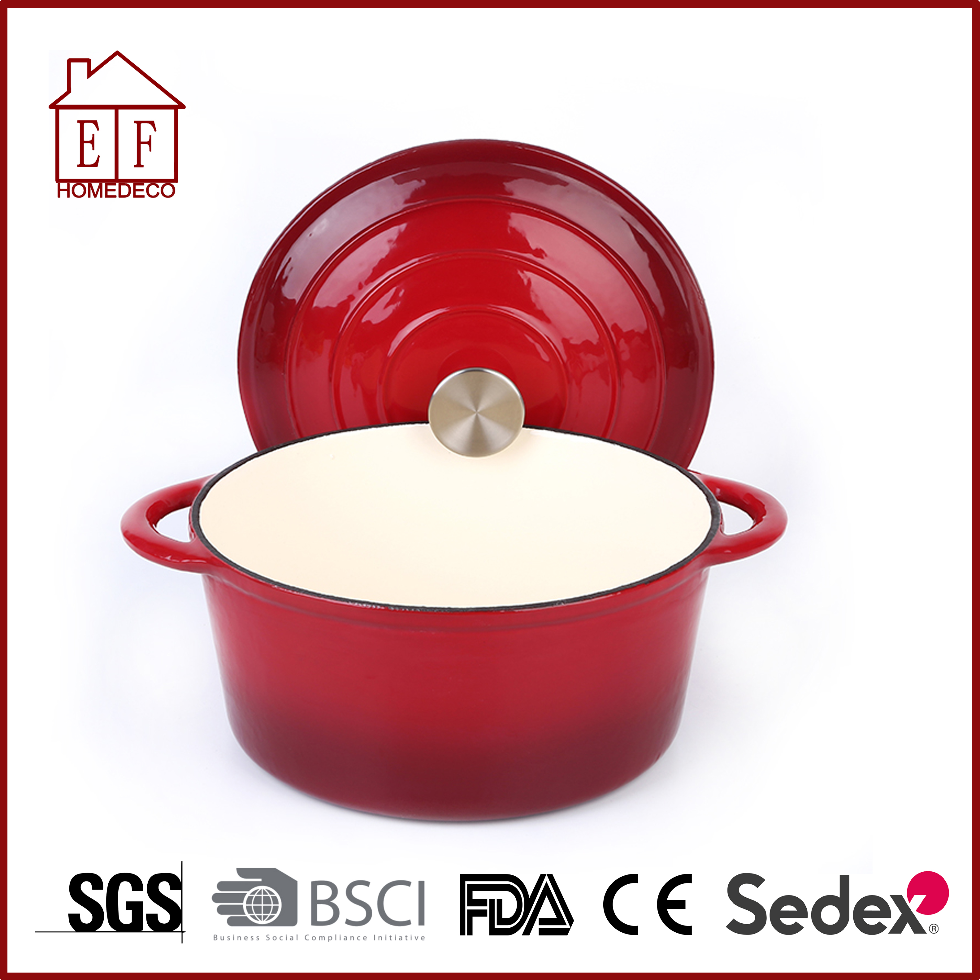 Enamel casserole