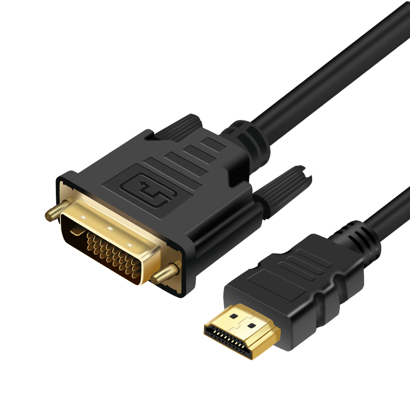 HDMI male to DVI male cable, 1.8m