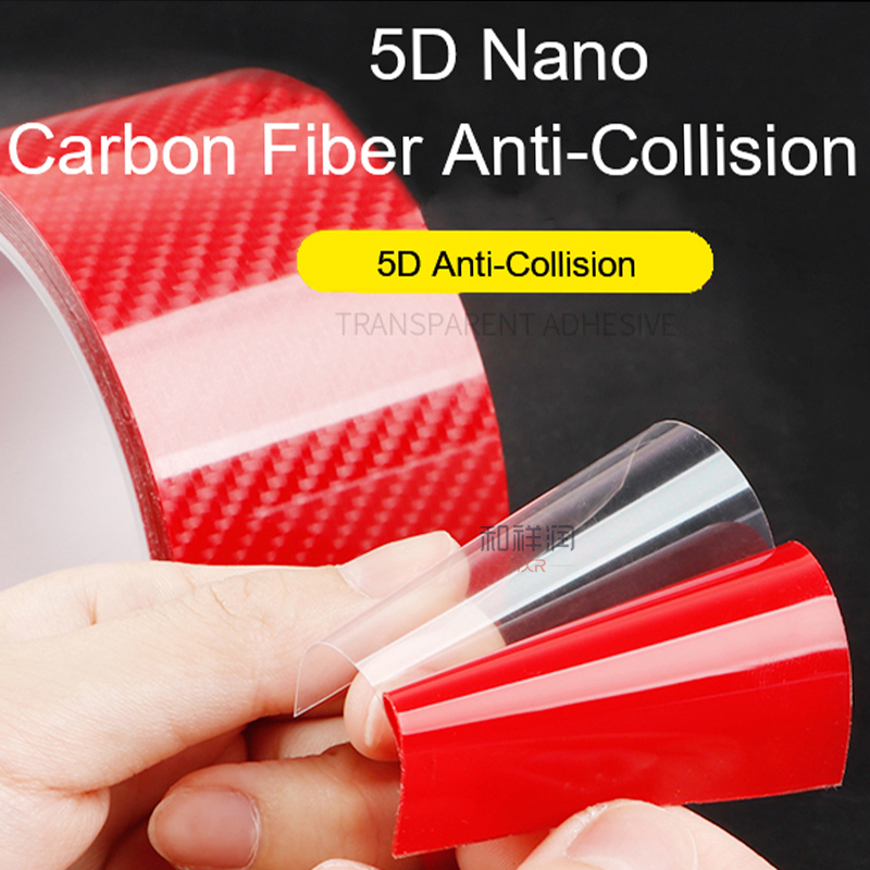 5D Nano Carbon Fiber Anti-Collision Decorative Film