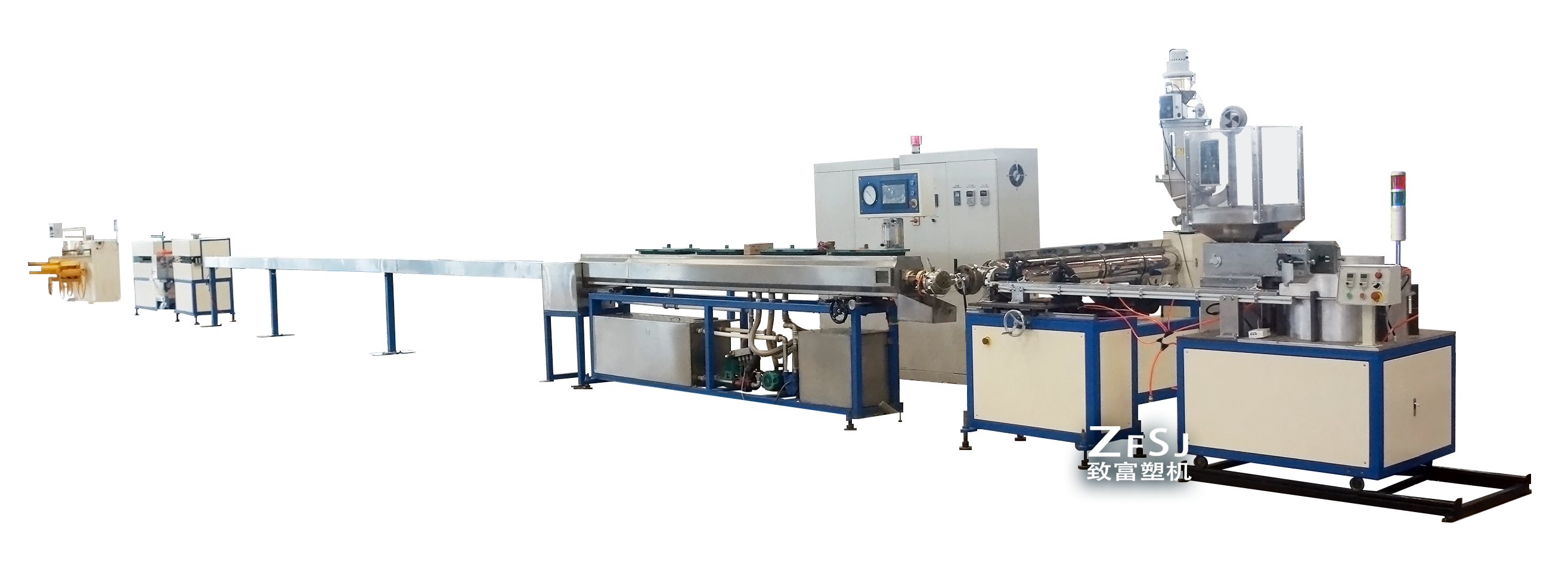 Inline Round Dripper Pipe Extruding Machine