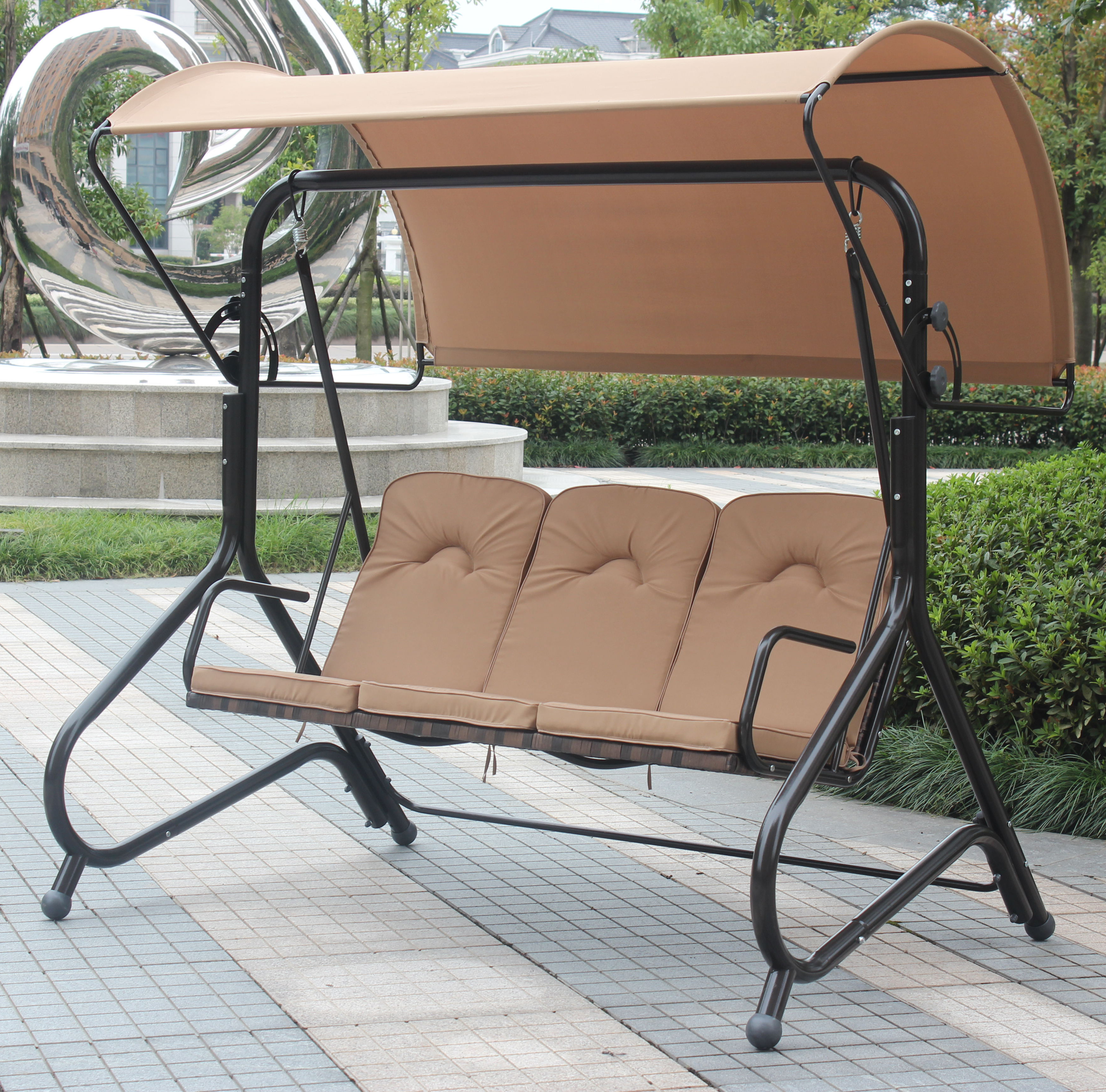 3 seat swing chair