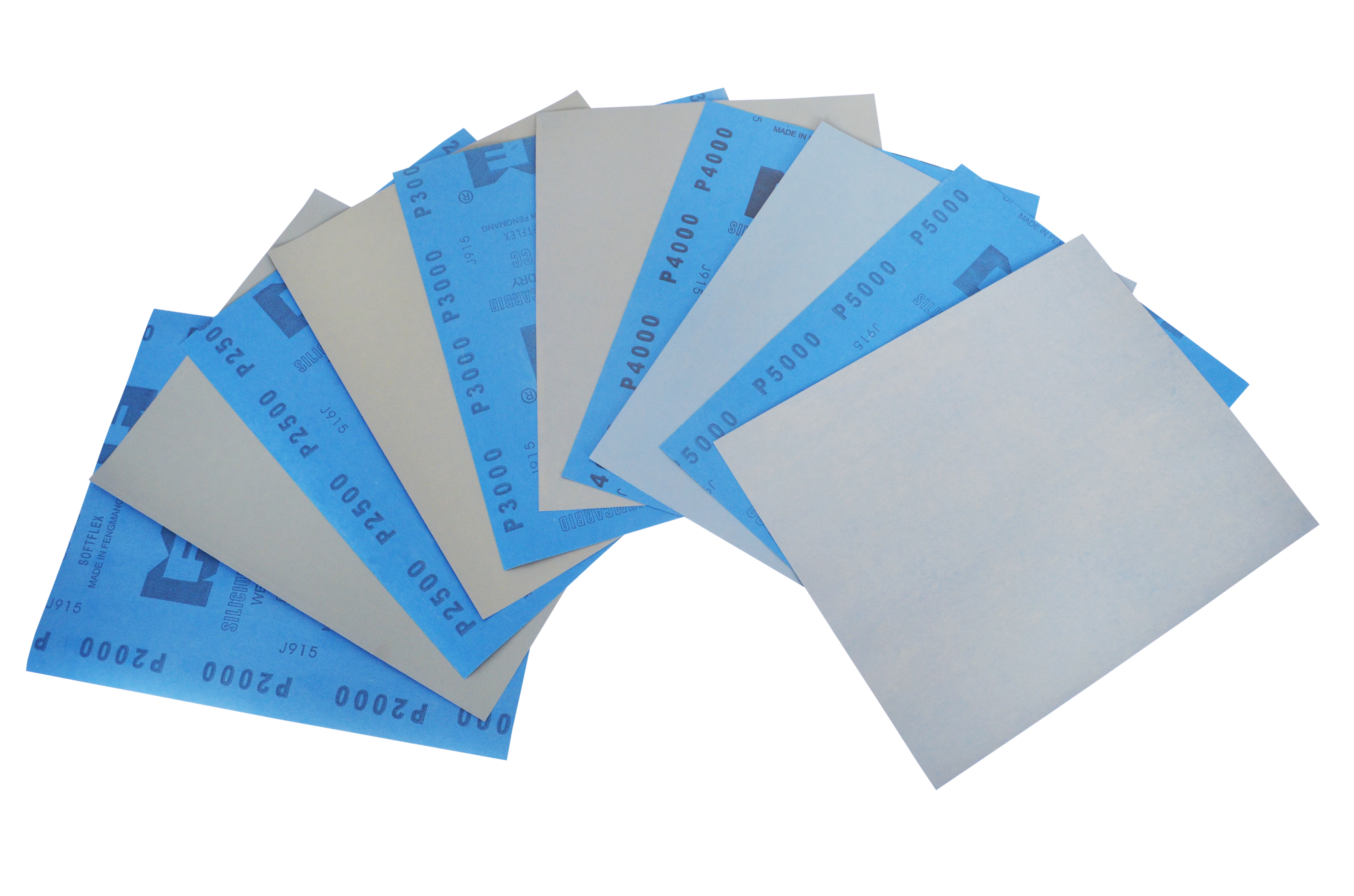Blue Latex Paper Base Abrasive Paper