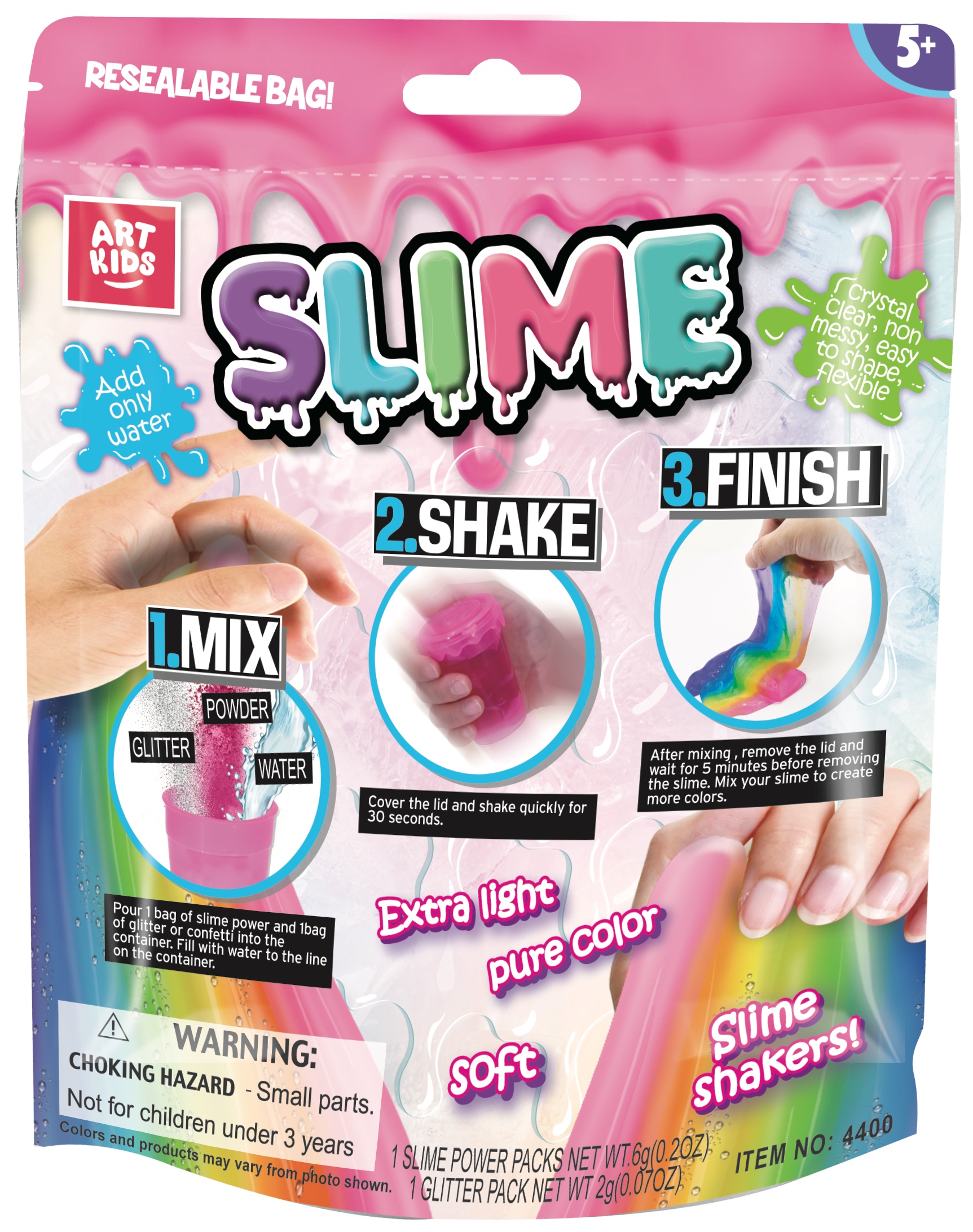 1pk Slime Shaker/Bag