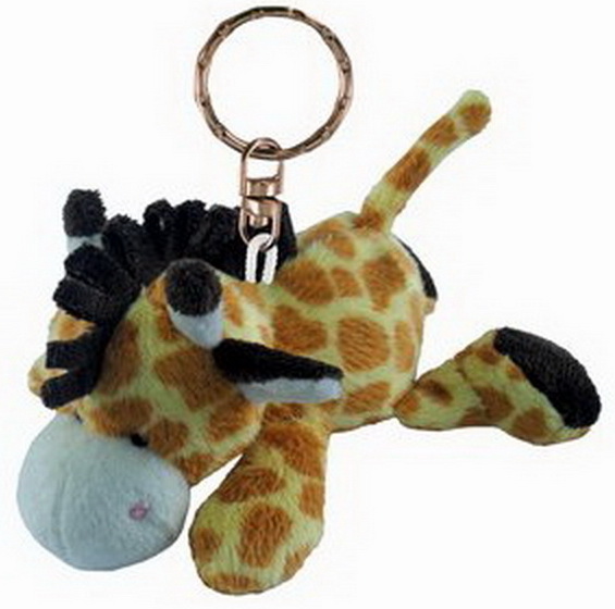 Good quality cute soft giraffe toys plush keychain