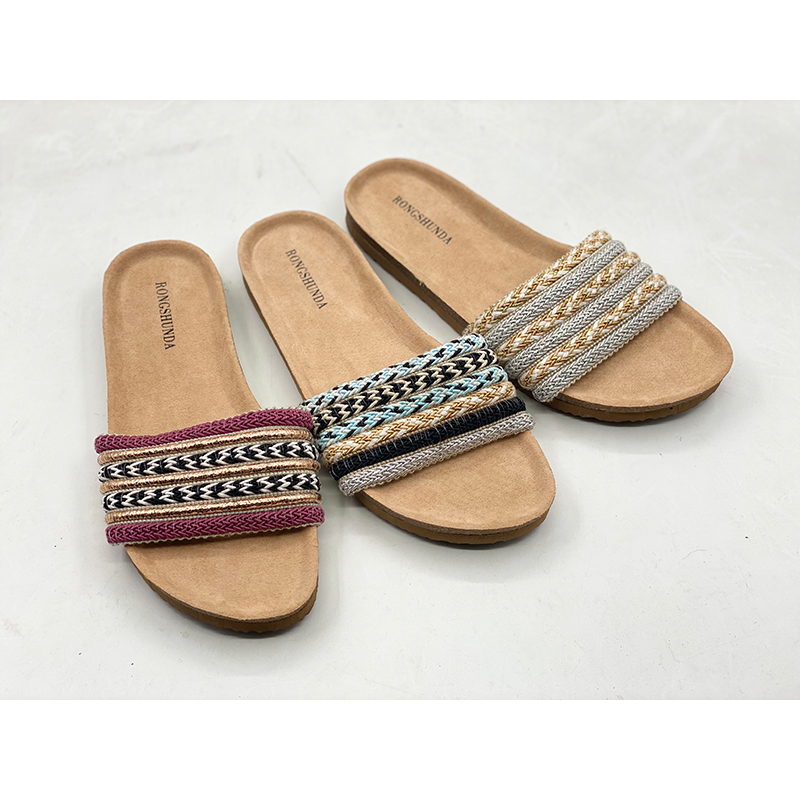 Single Flat Women's Cork Sandals