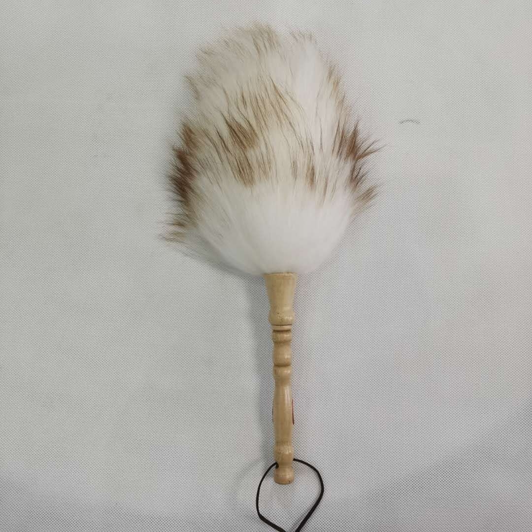 Mini wool duster for 18 cm wooden handle