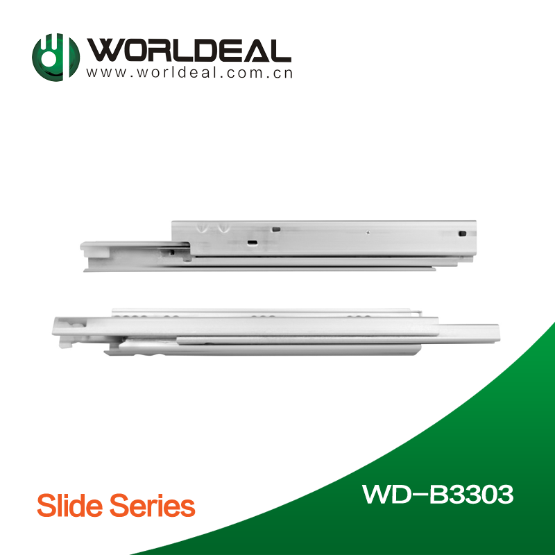 Single extension concealed slides