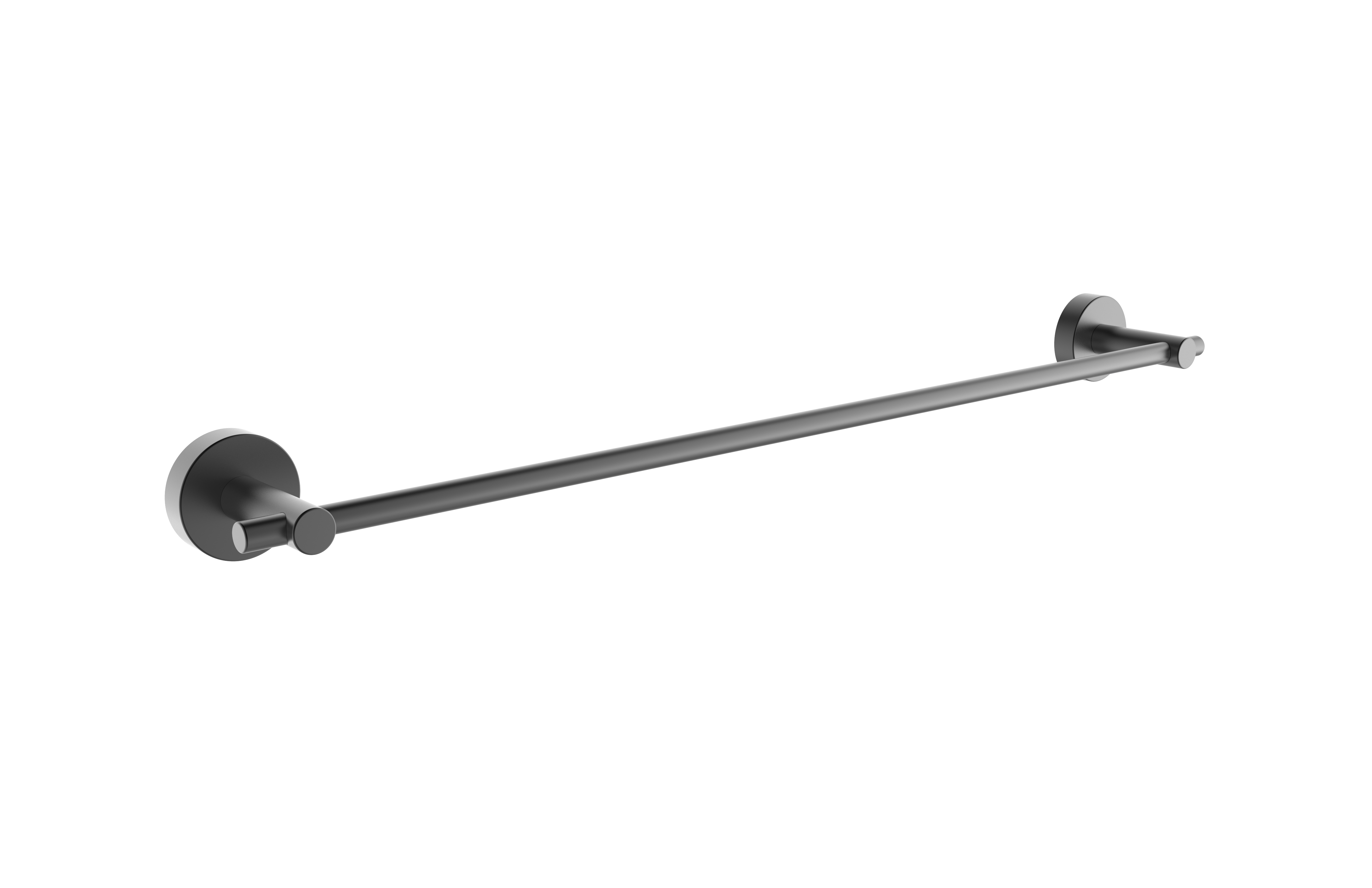 matt black aluminum towel bar