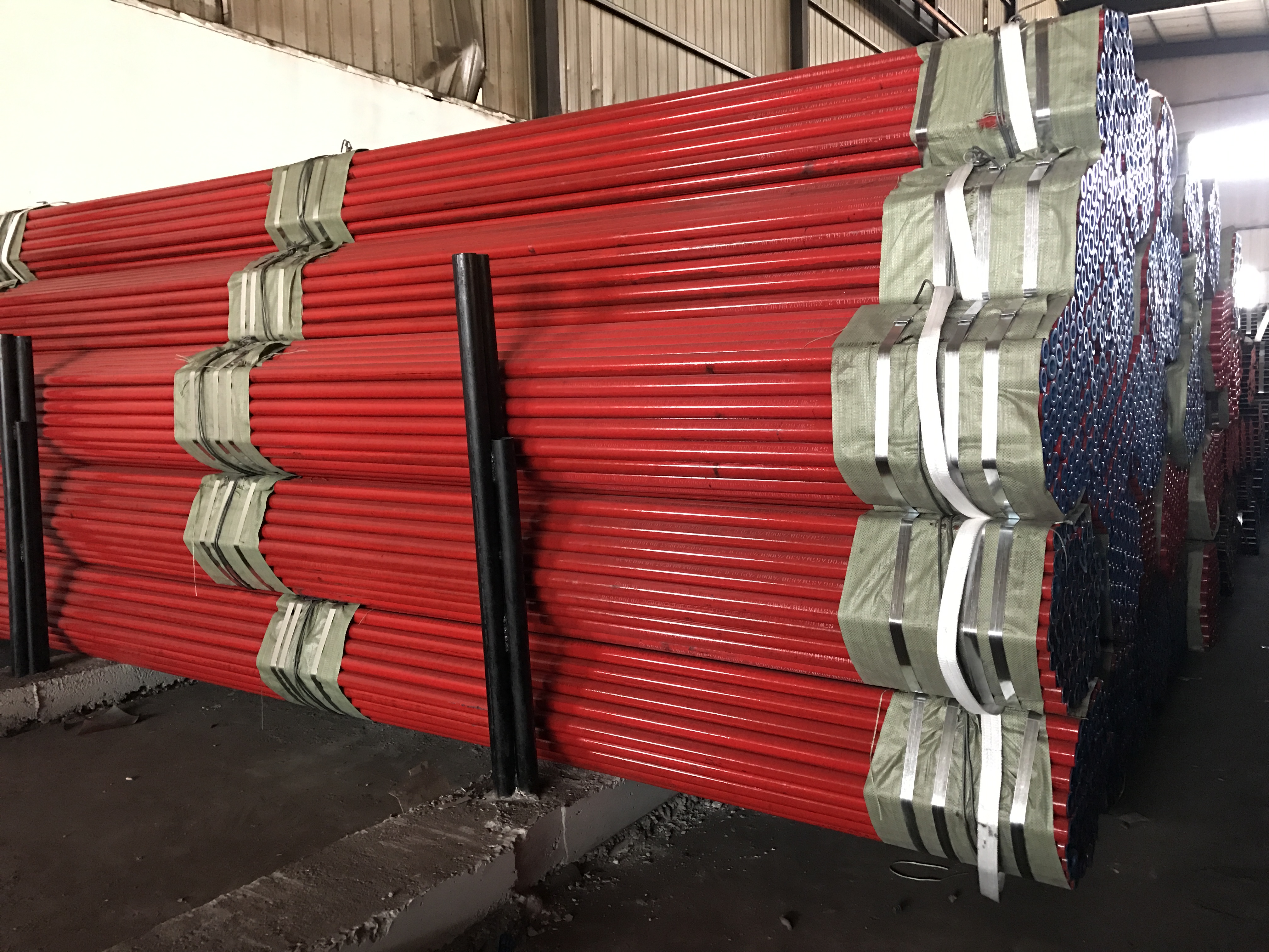 Api Red Painting Seamless Carbon Steel Pipe