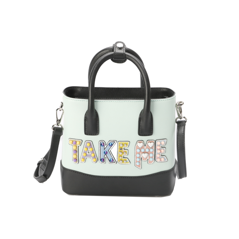 0000000001 printing studding shopping bag factory classic eco leather handbag&wallet SLG 2021 new design vintage fabric & color business & leisur