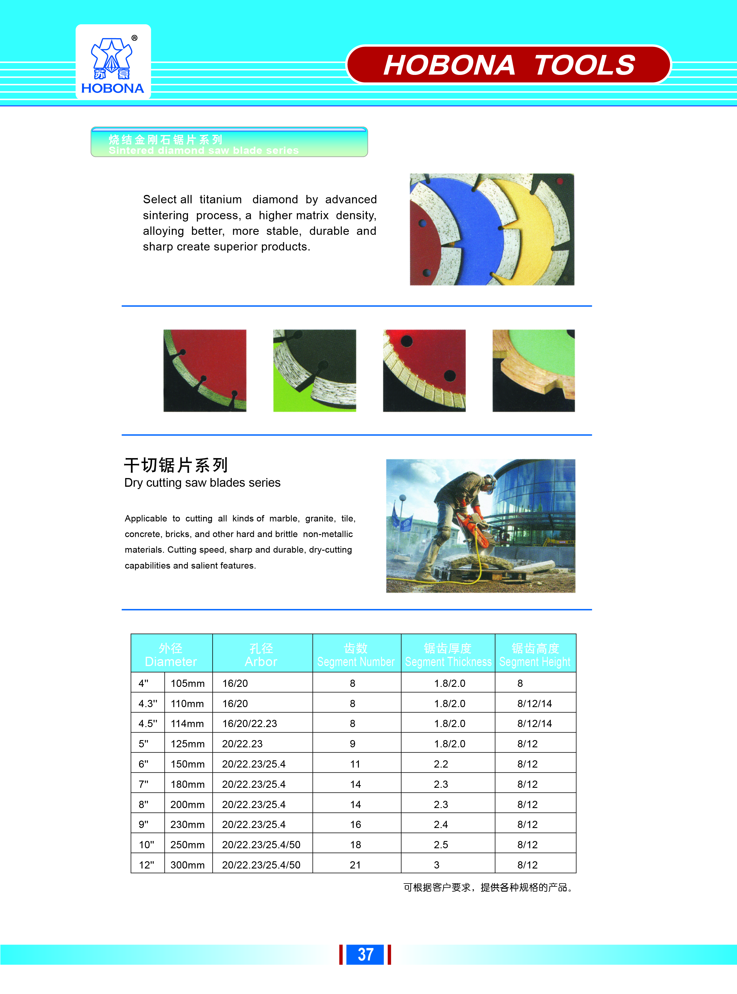 Segmented Diamond Blade
