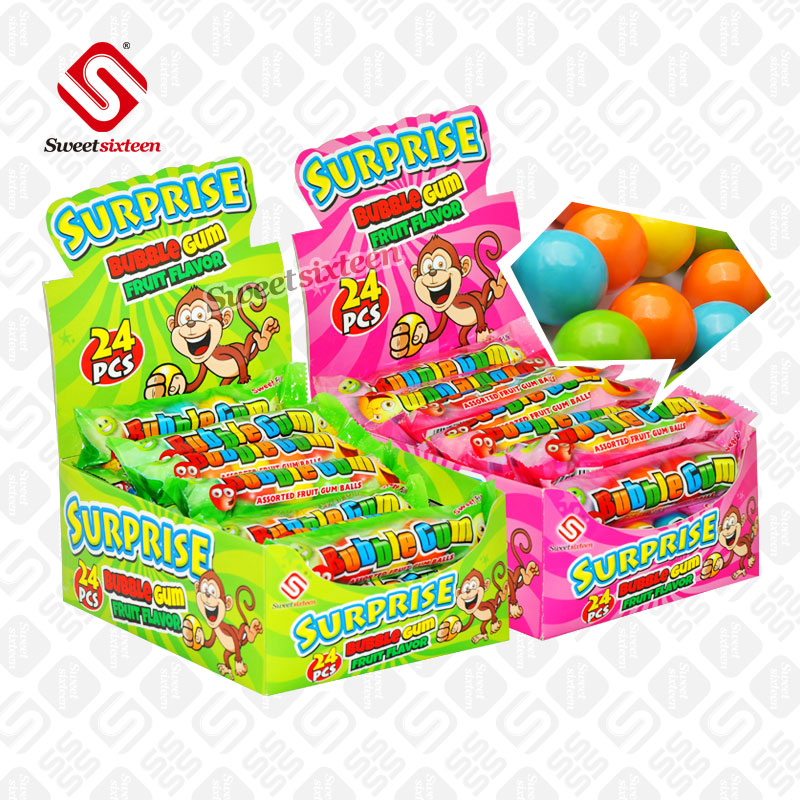 10g Ball Bubble Gum in Bar