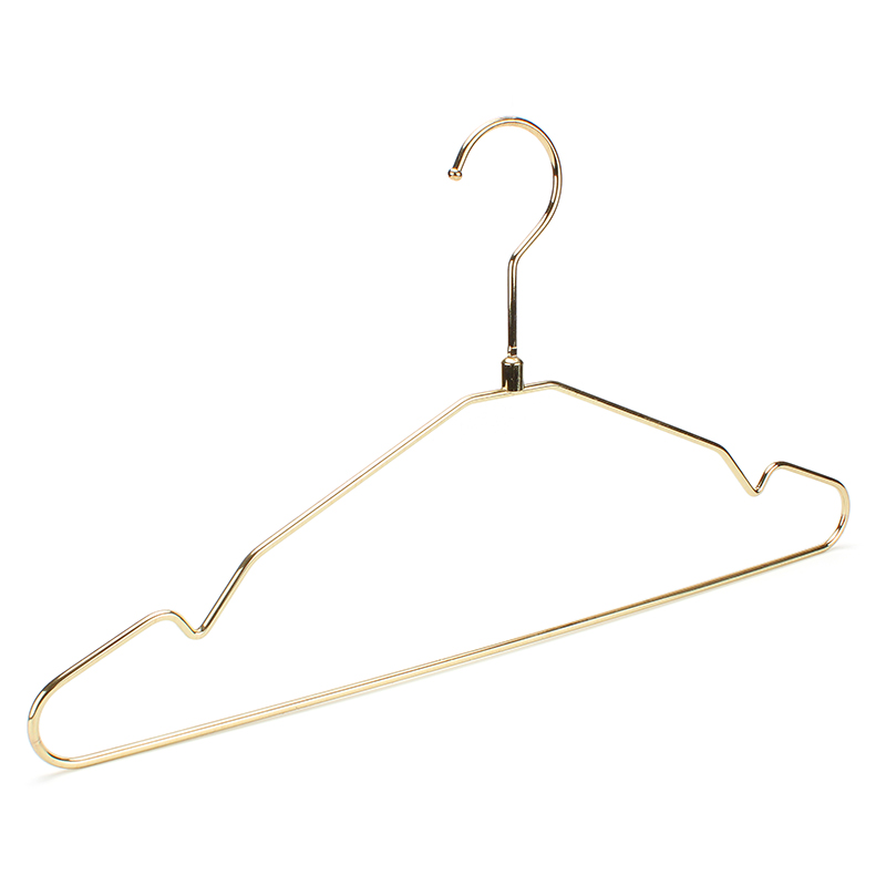 Gold metal hanger