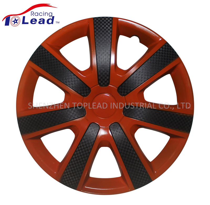 Red and Black car wheel cover