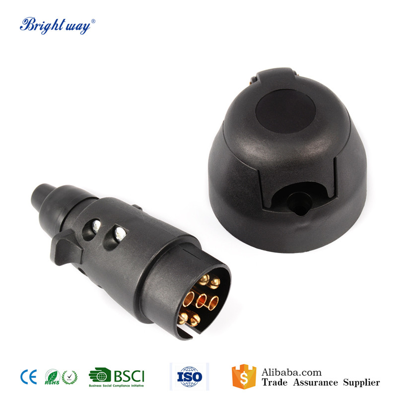 7 Pin Trailer adapter Plug and socket set