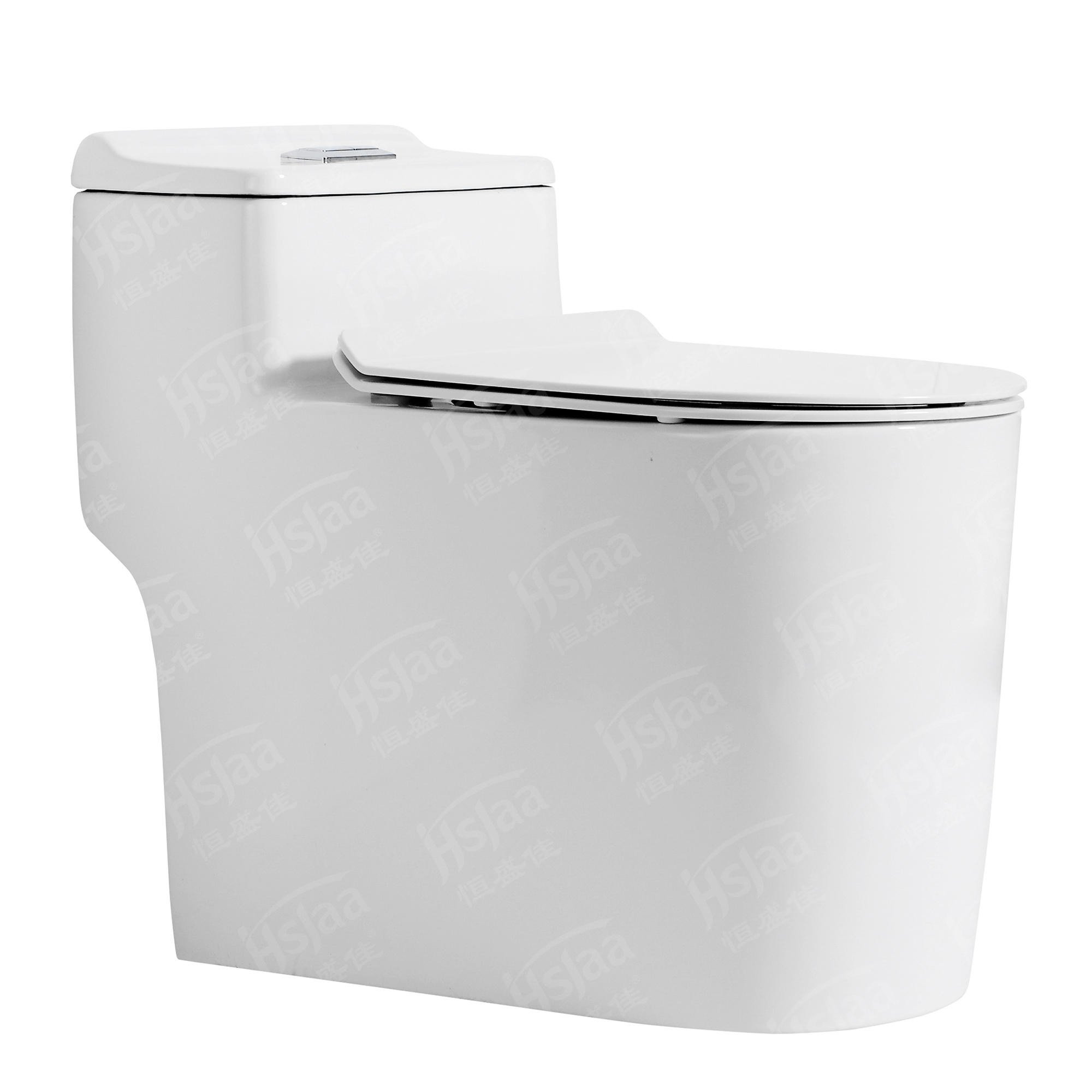 One-piece toilet