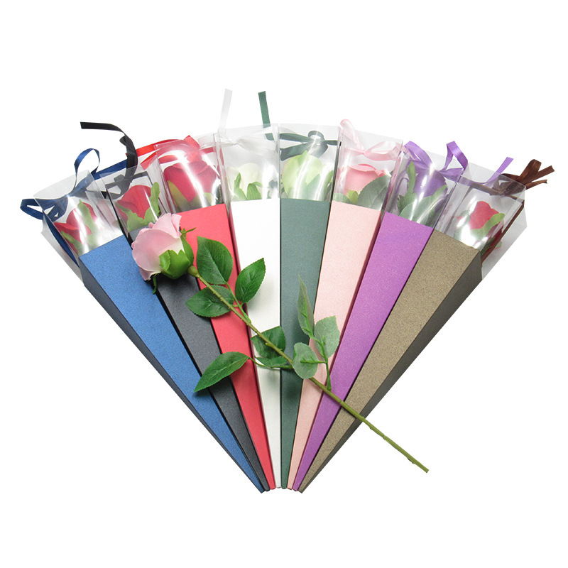 Single rose flower box