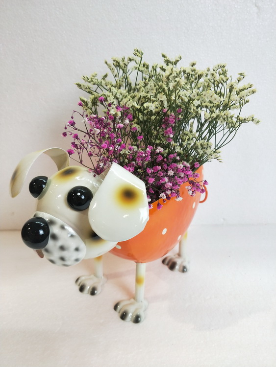 Cartoon Dog Flowerpot Decoration