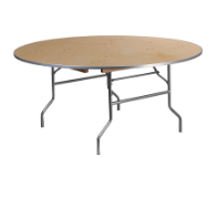 Plywood folding table
