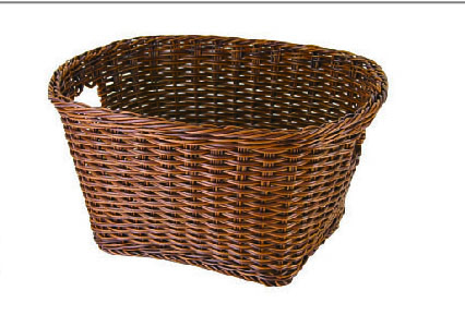 Plastic storage basket