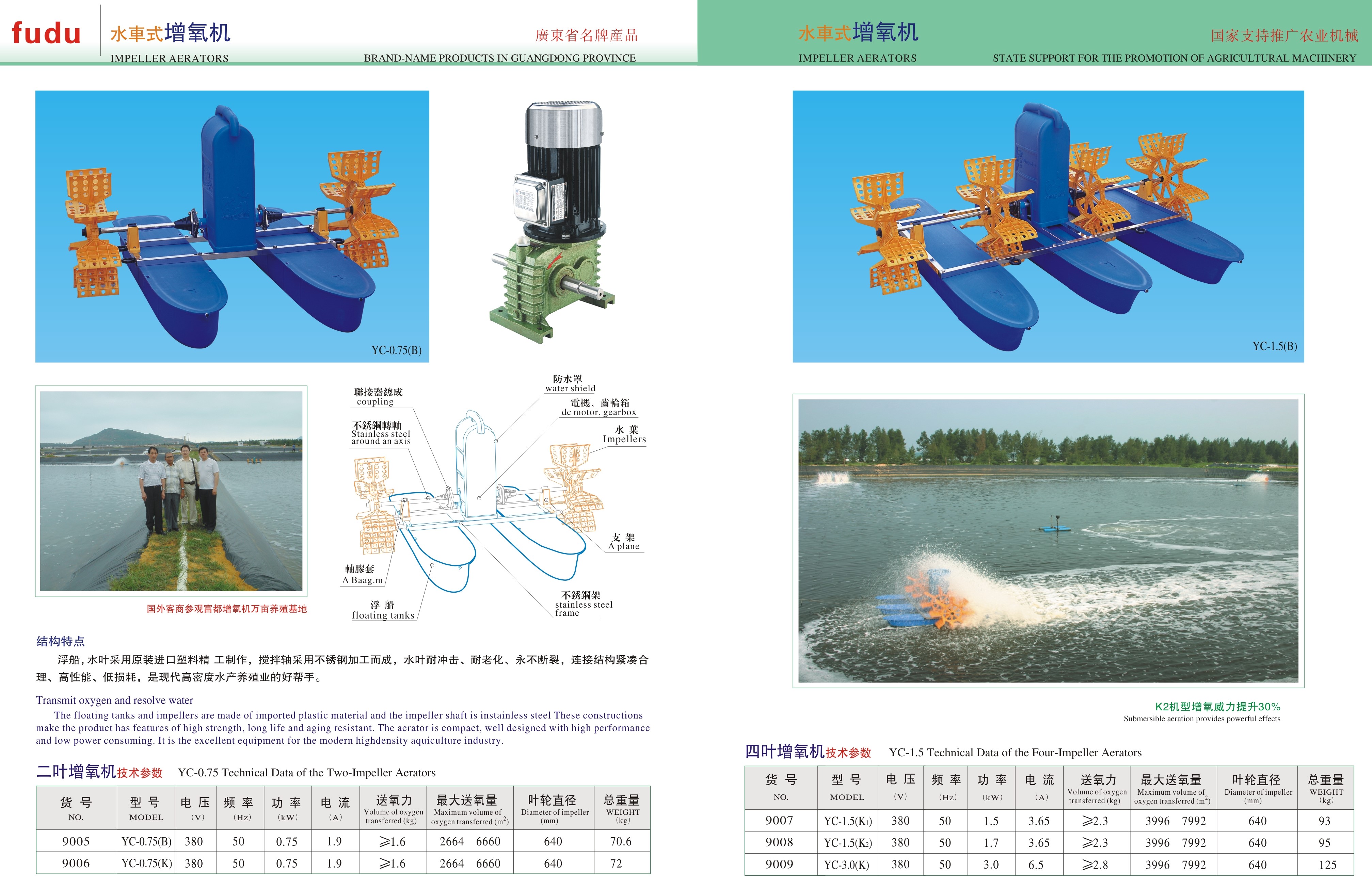Paddle Wheel Aerator