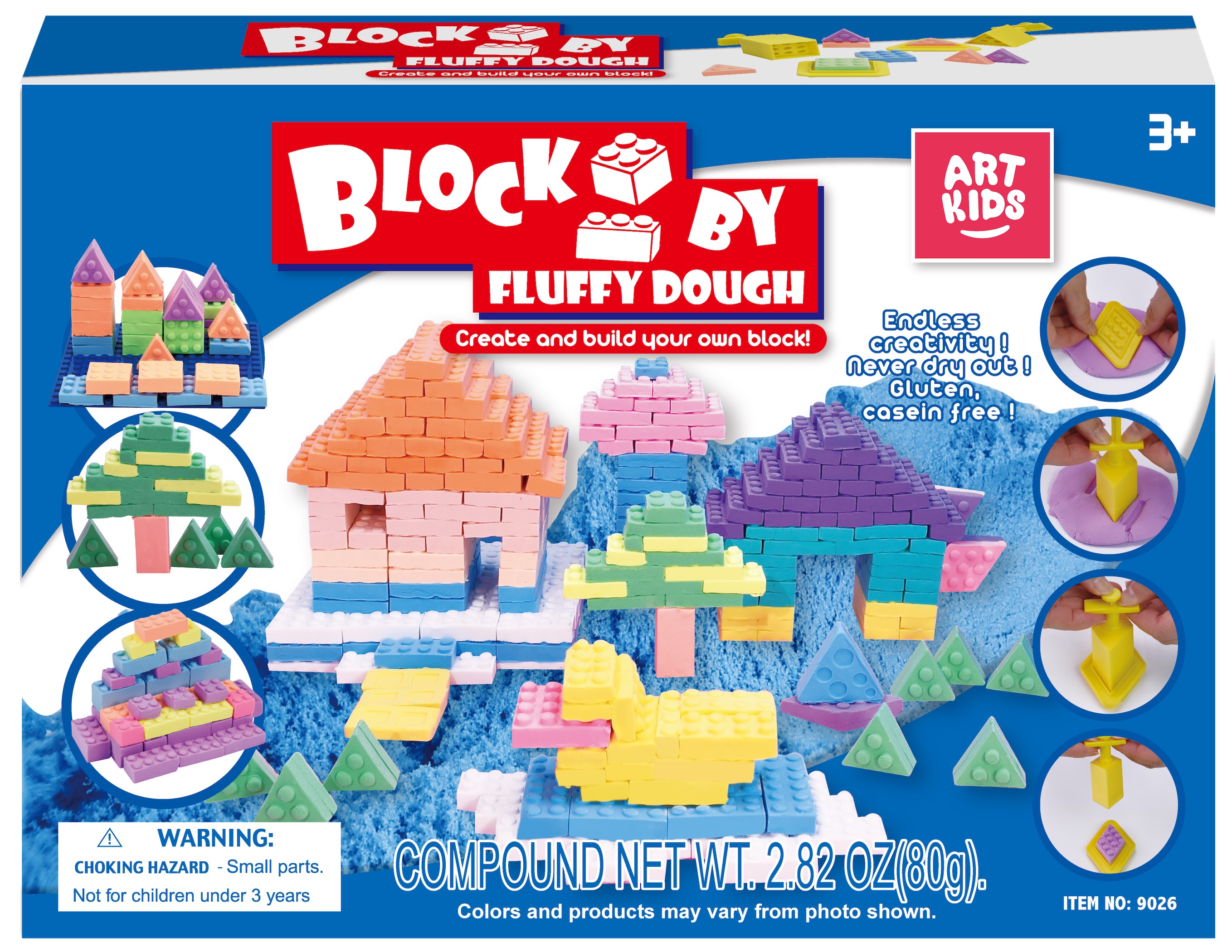 Play Dough Block By Fluffy Dough