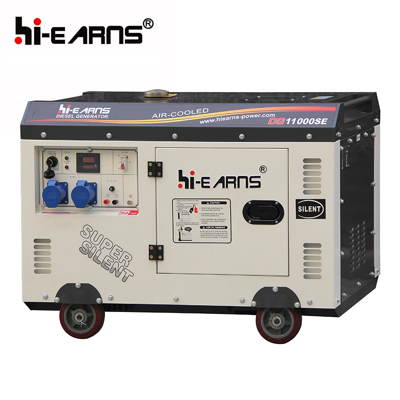 7.5kw silent air cooled diesel generator