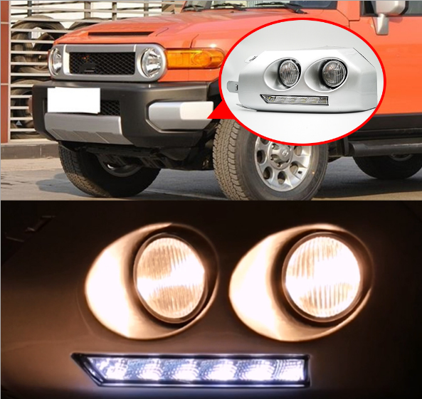 FOG LAMP FIT FOR TOYOTA CRUISER 2004-2014 Black