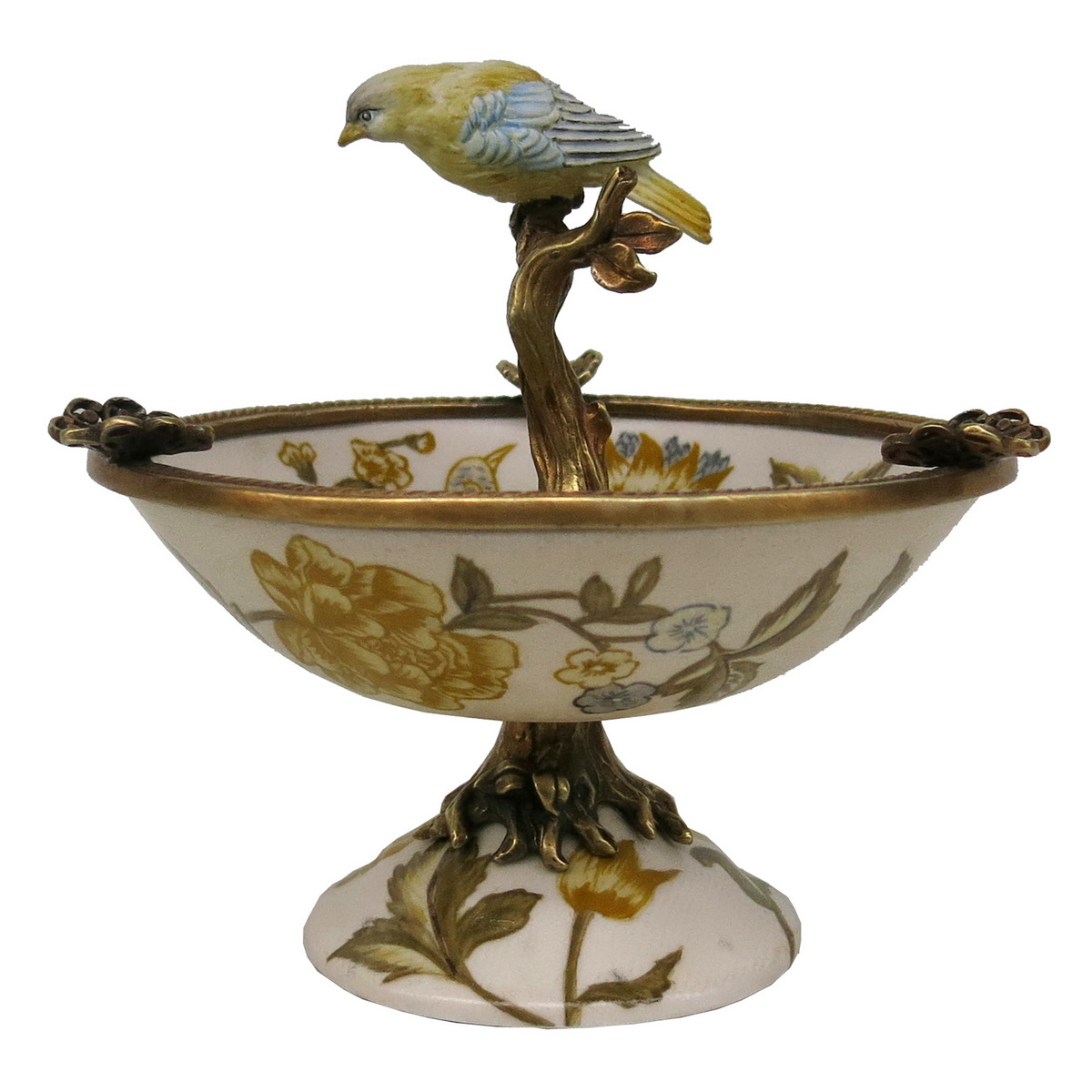 Antique Bronze Handpainted Porcelain Home Decoration Box