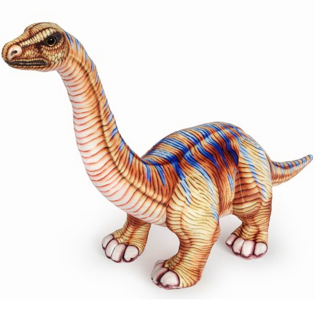 PLUSH TOY DINOSAUR-Apatosaurus Brown