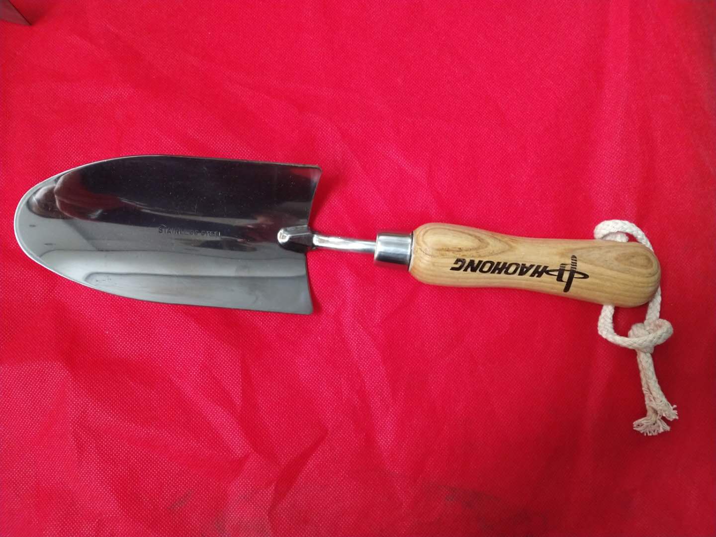 trowel hand wooden grip Stainless steel