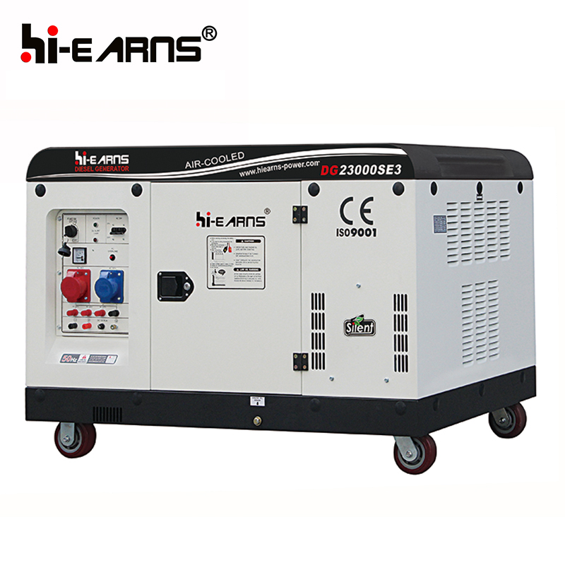 16KW silent 2V98 air cooled two cylinder diesel generator