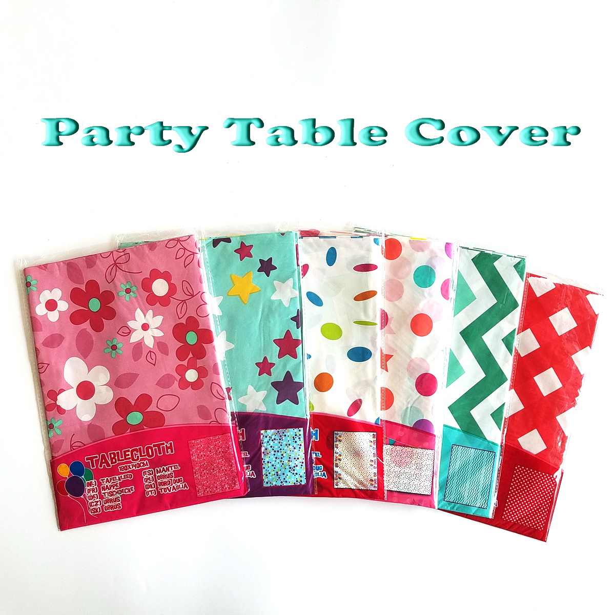 Printed Peva Party Table Cover
