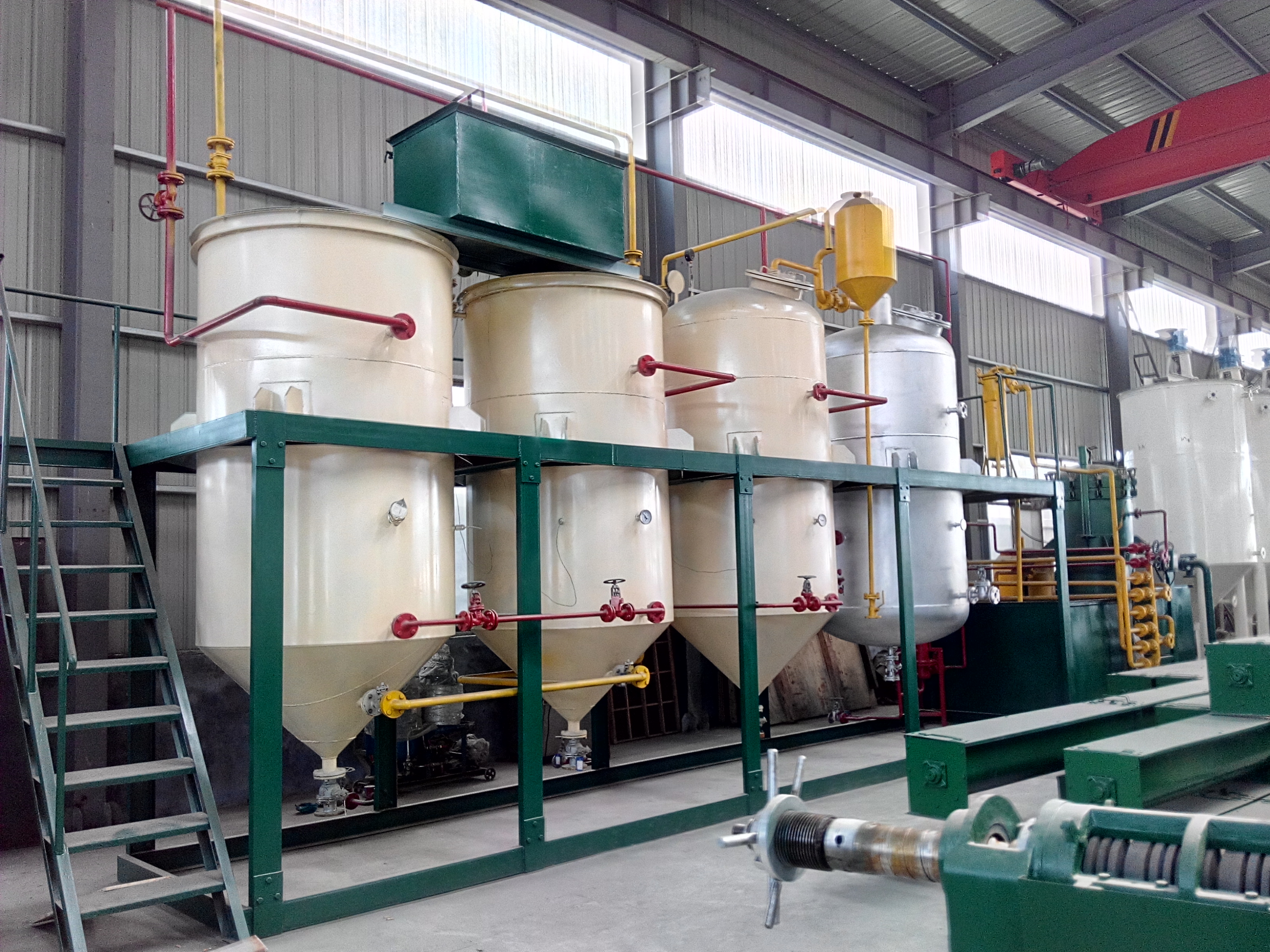 Hotsale Crude sunflower palm oil refinery