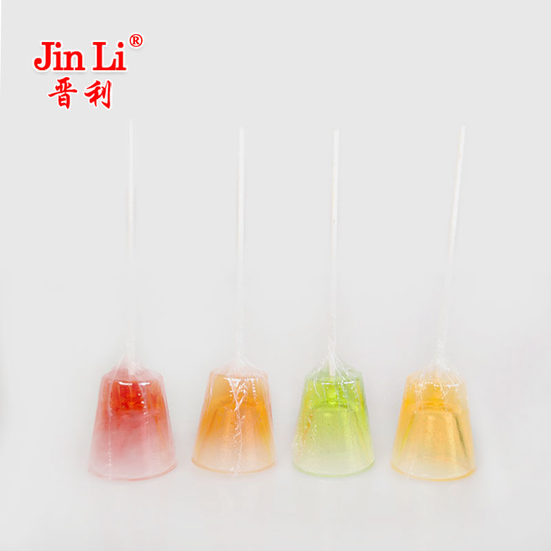 Ball shape sparkling lollipop jolly hard candy