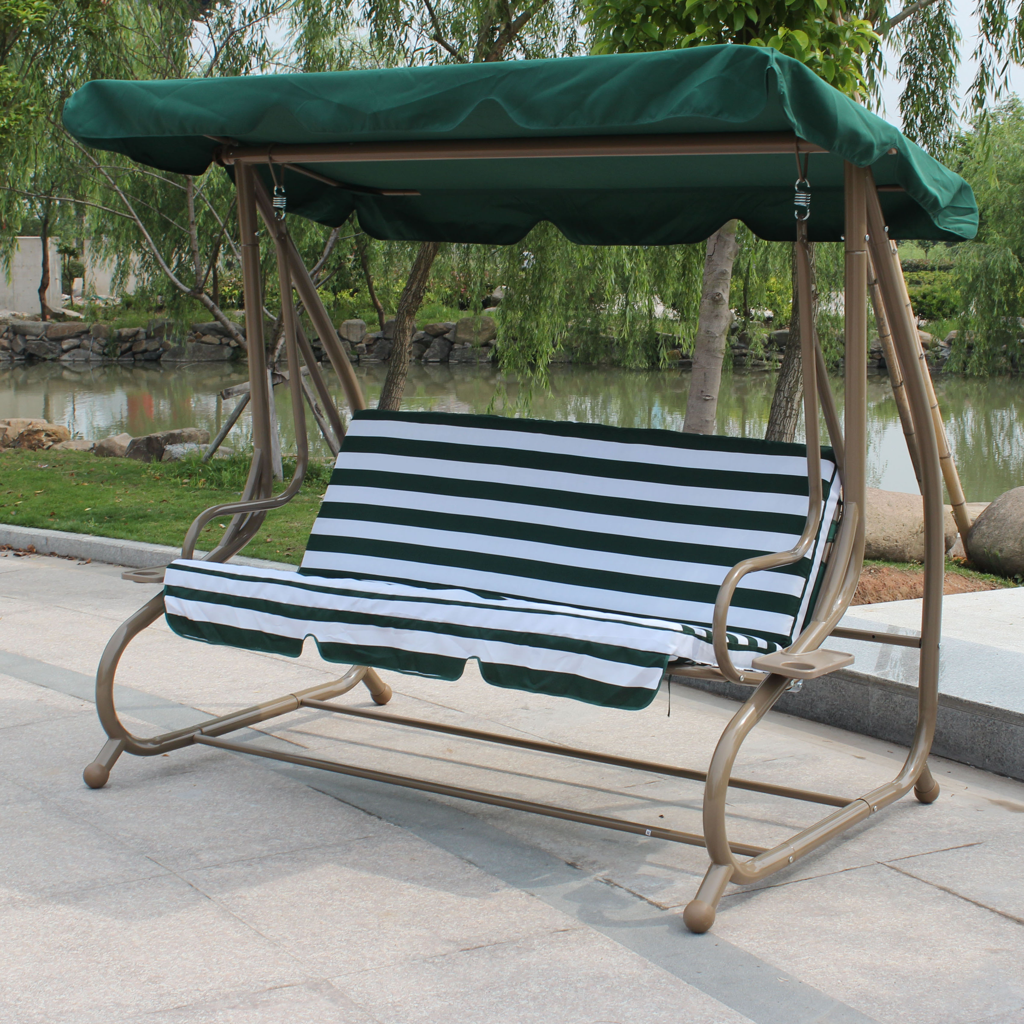 3 seat swing chair
