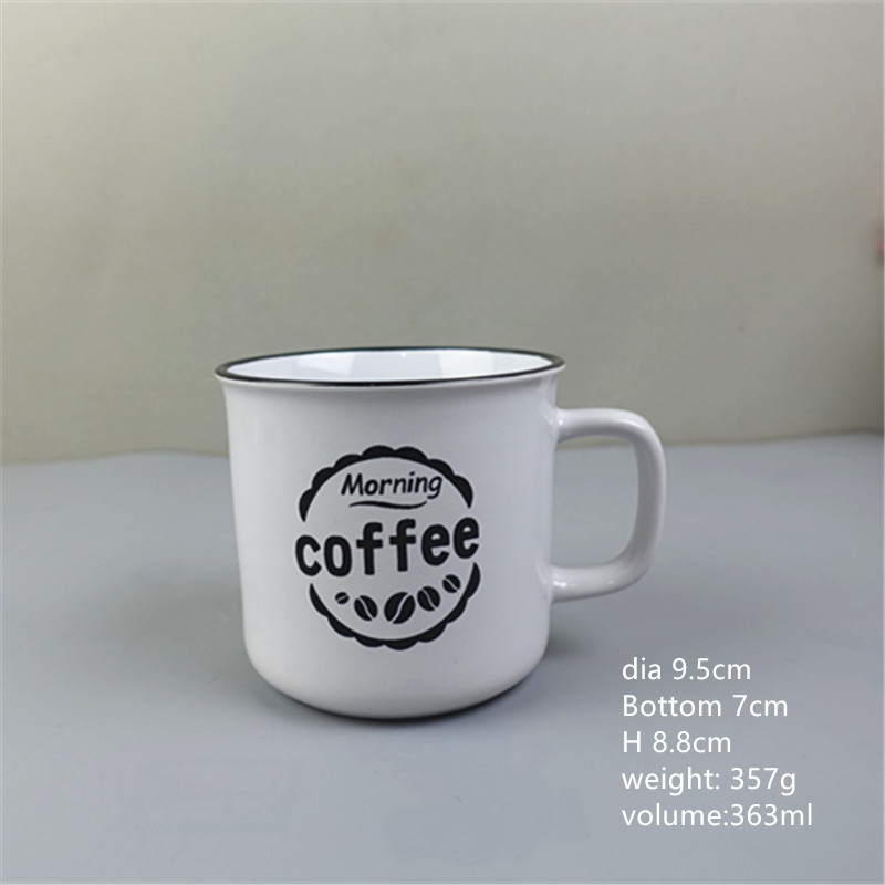 European high appearance level super large mugs coffee cups household ceramic cups tea gift box