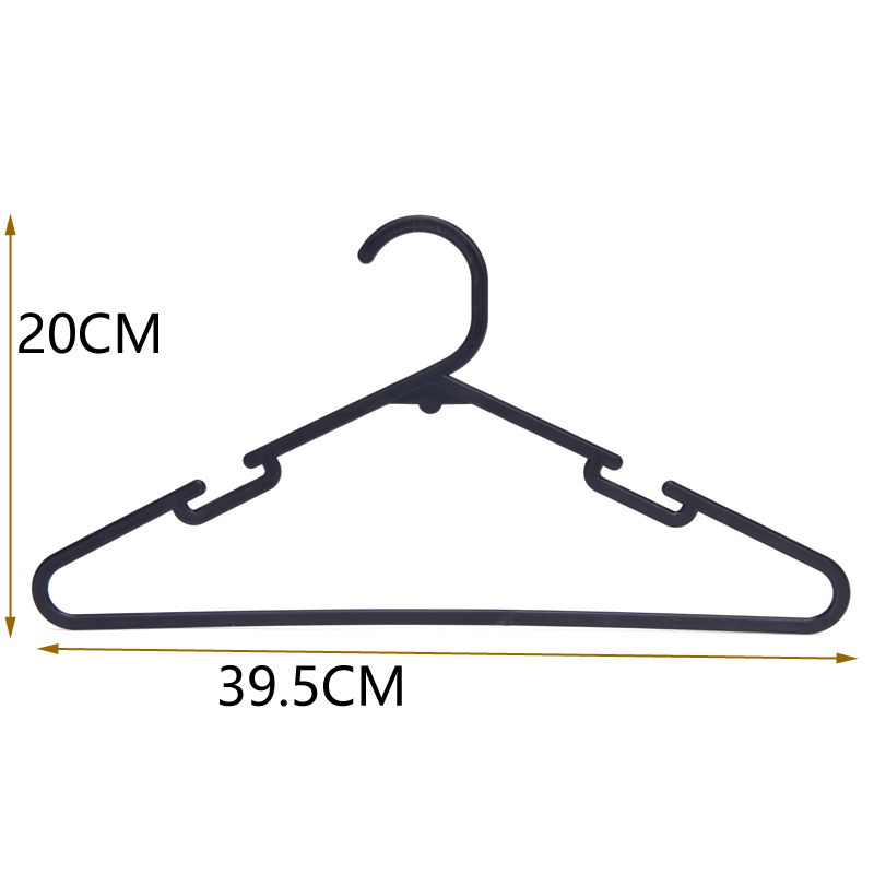 Cheap Wholesale Black Plastic Hanger Outdoor Use Hanger