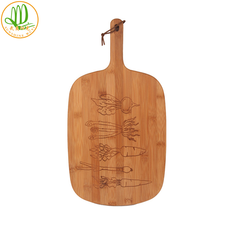 Laser-engraved Bamboo Cutting Board